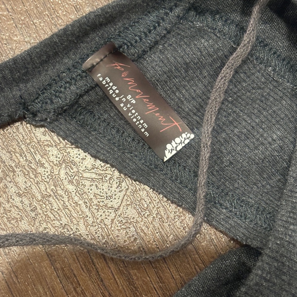 Gray Free People Top